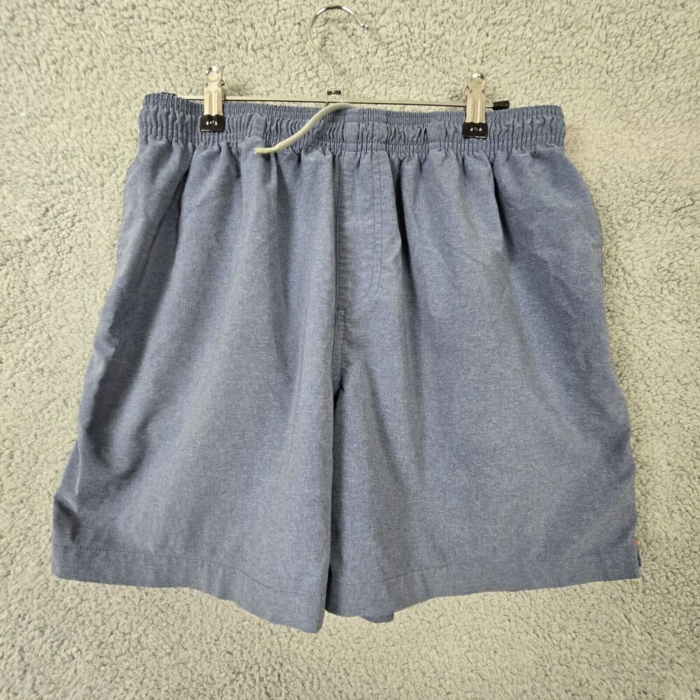 Chubbies Athletic Shorts Mens Large Blue Drawstring Stretch Polyester 5.5"